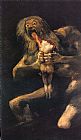 Young Canvas Paintings - Saturn devouring his young